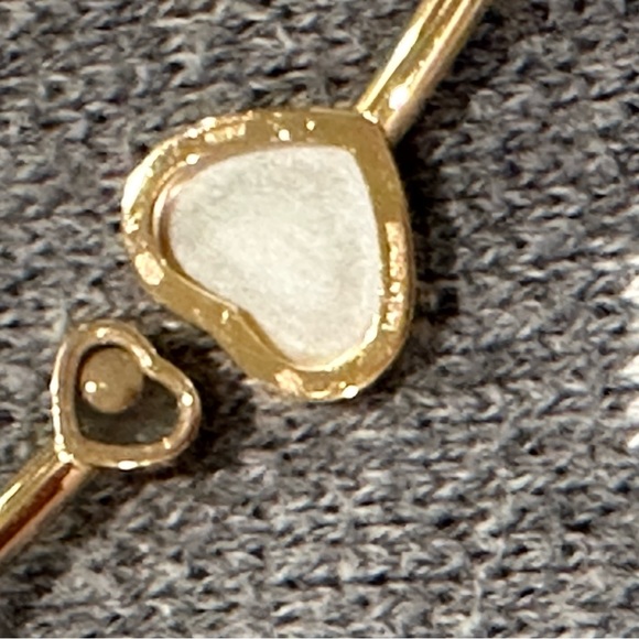 18K Chopard Happy Hearts Rose Gold Bangle Bracelet-10.5g - Picture 6 of 7